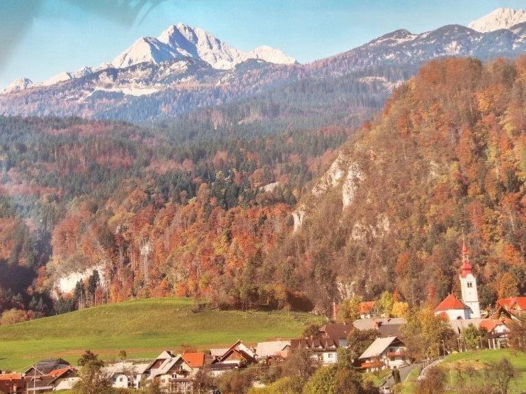 Wunderschone Ferienwohnung Mit Blick Auf Die Karawanken Zgornje Gorje Exterior foto